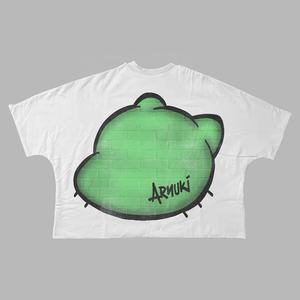 เสื้อยืดผู้ชายทรงโอเวอร์ไซส์ แขนสั้น คอกลม ผ้าคอตตอนหนานุ่ม สไตล์สตรีทแวร์ แนวสปอร์ต - Product Image 4