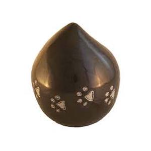 Urna para mascotas con acabado esmaltado y niquelado de aluminio metálico, diseño más moderno, urna de cremación conmemorativa, diseño grabado de flores - Product Image 6