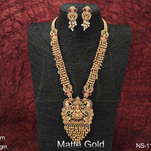 ชุดสร้อยคอวัดยาวชุบทอง Matte Designer - Product Image 1