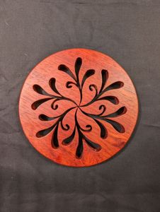 Handcrafted Wooden <b>Trivet</b> With Unique Grain Patterns And Heat Resistant Properties For Everyday Use - Product Image 2