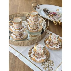 Tazza di caffè turco 24K Afitap 12 pezzi per 6 persone - Product Image 1