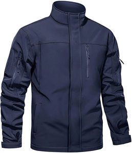 Chaqueta Softshell con Capucha para Hombre, Forro Polar, Transpirable, Spandex/Poliéster, para Invierno - Product Image 3