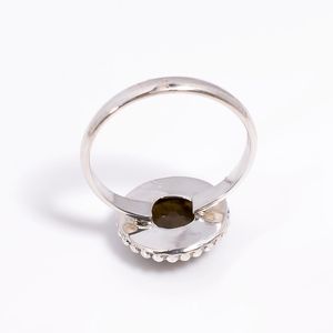 Thanh Lịch 925 Sterling Silver Bạc Cổ Điển Nhẫn Labradorite Đá Quý Món Quà Hoàn Hảo Ý Tưởng Cho Đám Cưới Engagements Ngày Kỷ Niệm Bên - Product Image 2