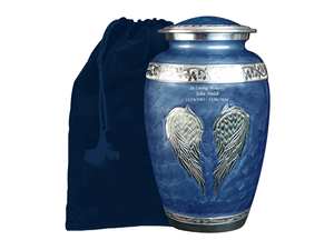 Urna de cremación para adultos de estilo americano elegante, recuerdo conmemorativo de metal decorativo y funcional con diseño floral para cenizas humanas - Product Image 5