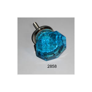 Boutons en verre décoratifs de forme diamantée sur mesure 2025, qualité fraîche, fournisseur en gros, pour la décoration de meubles de maison - Product Image 6