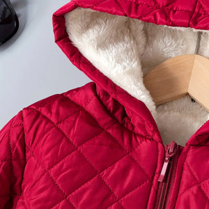 Nueva Chaqueta Acolchada para Niñas, con Capucha y Cremallera, Resistente al Viento, Grosor Estándar, para Primavera y Otoño - Product Image 4