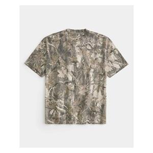 T-shirt camouflage imprimé numérique intégral pour homme, 100% coton tricoté, streetwear personnalisé par un fabricant de vêtements - Product Image 3