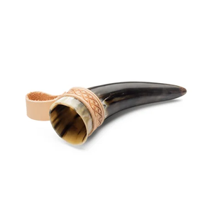 Corne à boire viking 100% naturelle, écologique, anti-fuite, 300 ml/500 ml pour tasses, meilleure qualité, boisson directe pour tasses - Product Image 1