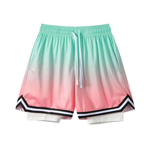 Vente de gros Nouveau modèle de basket-ball de haute qualité en élasthanne/polyester avec maille personnalisée par sublimation Short de sport pour homme pour homme - Product Image 1