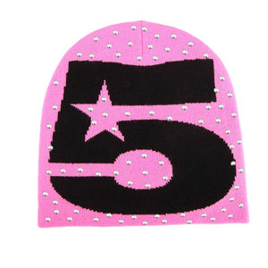 หมวกบีนนี่ฤดูหนาวคุณภาพสูงสำหรับทุกเพศ บุขนแกะอุ่น นุ่ม สวมใส่สบาย ถักแบบนิตติ้ง ขนาดสั่งทำได้ ลาย jacquard อะคริลิก หมวกบีนนี่ขายดี - Product Image 6