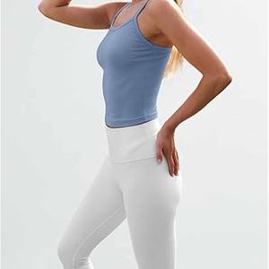 Canal expédition rapide été 2025 décontracté solide sans manches réservoirs pour femmes nouveauté col rond basique fait par robe sport - Product Image 5