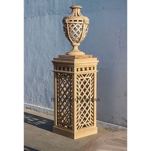 Métal de la meilleure qualité plaqué or de haute qualité et verre clair fabriqué à l'unique styliste pièce maîtresse de mariage fourniture de décoration de table - Product Image 6