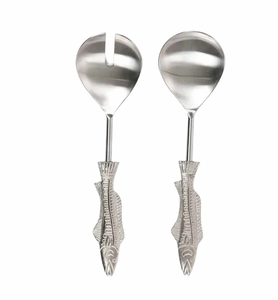 ชุดครัวสแตนเลสช้อนชากาแฟพร้อมที่จับดอกไม้สำหรับโรงแรมร้านอาหาร - Product Image 3