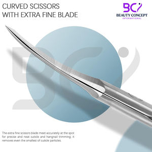 Tijeras para Cutículas de Acero Inoxidable de Primera Calidad, Forma Curva, Servicio OEM, Precio al por Mayor, Tijeras de Manicura - Product Image 3