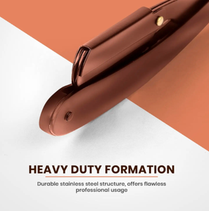 ANAAIF Rasoir droit professionnel 100 % acier inoxydable, lot de 100, écologique, réutilisable, sûr pour la beauté des cheveux - Product Image 5