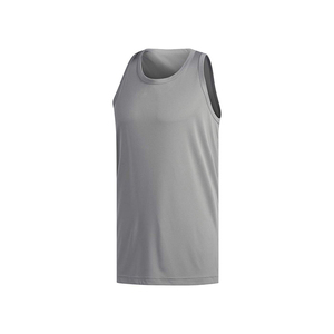 Wholesale Men's <b>Athletic</b> Gym Tank Top Polyester Bodybuilding Workout Fitness Shirts Solid Stringer Design Washed Knitted - Product Image 4