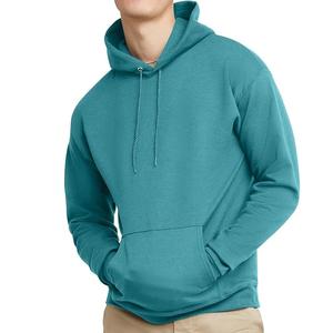 Sweat à capuche respirant OEM personnalisé pour hommes, décontracté à double extrémité, en coton polaire de haute qualité, grande taille, hiver, sweats à capuche teints en couleur unie - Product Image 6