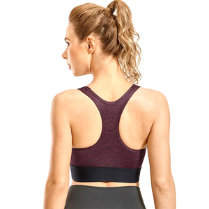 Soutien-gorge de sport léger à maintien élevé, dos nageur, séchage rapide, compression, pour la gym, le yoga et le fitness - Product Image 3