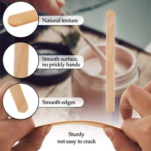 Bview nghệ thuật 200 pcs 4.5 inch Craft <span class=keywords><strong>Sticks</strong></span> <span class=keywords><strong>Ice</strong></span> <span class=keywords><strong>Cream</strong></span> Pop <span class=keywords><strong>Sticks</strong></span> cho DIY Thủ công mỹ nghệ - Product Image 5