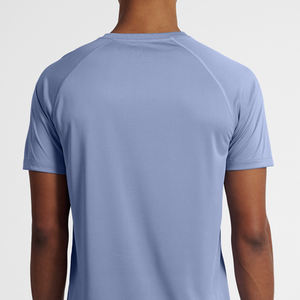 เสื้อยืดผู้ชายขายดีประจำปี 2025 สกรีนโลโก้ได้ ผ้าโพลีเอสเตอร์/คอตตอน ระบายอากาศดี ทรงหลวม คอกลม แขนสั้น เหมาะสำหรับเล่นกีฬา วิ่ง ออกกำลังกาย - Product Image 5