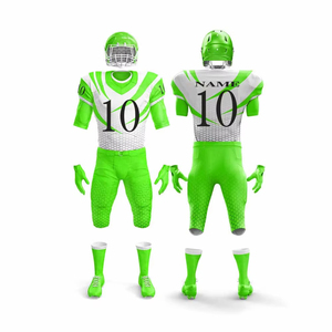Uniforme de Fútbol Americano Profesionalmente Fabricado con Mangas Cortas, Diseños Personalizables Impresos - Product Image 4