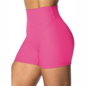 Plain Yoga <b>Shorts</b> Gym Fitness <b>Short</b> Breathable Sport Workout <b>Compression</b> leggings, Seamless, High Waist - Product Image 6