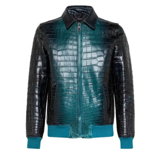 Chaqueta de cuero 2023 de calidad superior Cuello elegante Bolsillos con cremallera Chaqueta de cuero punk de PU Patrón hecho a medida Cuello vuelto - Product Image 5