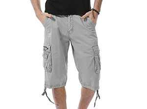 Pantalones cargo transpirables para hombre, cómodos, de secado rápido, nuevos diseños, pantalones cortos cargo con múltiples bolsillos de tendencia superior para hombres con peso ligero - Product Image 6