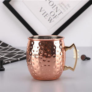 Taza duradera económica para bebidas frías y calientes, taza de cobre elegante, taza hecha a mano para cocina, comedor y propósito de regalo - Product Image 5