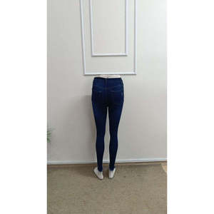 Jean skinny déchiré à taille haute pour femme, 33118 - Product Image 5