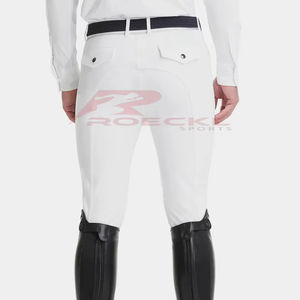 Vente en gros de culottes d'équitation pour hommes pantalon d'équitation tissu extensible confortable coupe ajustée vêtements d'équitation fournisseur direct d'usine - Product Image 1