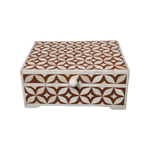 Premium Luxury Jewelry <b>Boxes</b> Bone Inlay with Resin Buffalo Bone <b>MDF</b> for Storage - Product Image 4