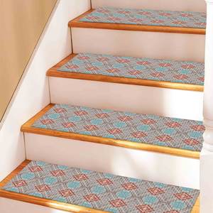 Blue Rugs Printed Rug with Kilim Design and Geometric Pattern,Goblen - Product Image 2