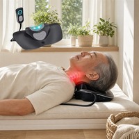 Dispositif de traction cervicale, oreiller de traction pour la colonne cervicale, gonflable, réglable, pour usage domestique