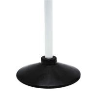 Venta caliente Durable PVC Training Slalom Pole con base de goma para césped y práctica interior