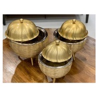 Chauffe-plats en métal de bonne qualité, facile à nettoyer, pour les fêtes quotidiennes, les restaurants et la maison.