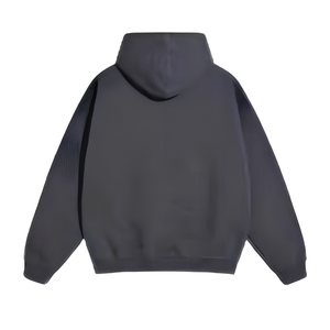 Sweat à capuche uni pour homme, coupe classique, en coton molletonné French Terry 370g, imperméable, vente en gros, OEM, ODM, marque privée - Product Image 2