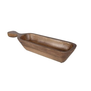 Moderne 100% bol de service à pâte en bois naturel conception chaude bol à pâte en gros bol à pâte en bois pour la maison hôtel - Product Image 6