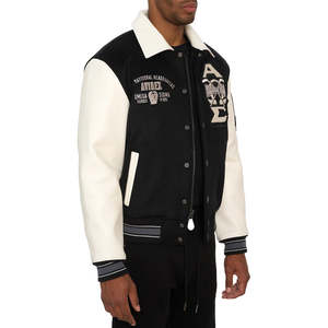 New High Quality Stylish Windproof Leather Made Avirex Jackets / Custom Made Outdoor Best Selling Genuine Cowhide Avirex Jackets - Product Image 5