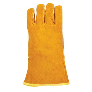 ถุงมือเชื่อมหนังแบบพรีเมี่ยมถุงมือทำงานหนังวัว - Product Image 2