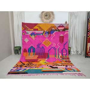 Alfombras marroquíes hechas a mano de lana, auténticas alfombras bereberes, lana natural, artesanía, personalizables en tamaño y colores, alta calidad - Product Image 1