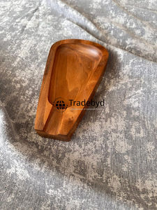 Tradebyd Cendrier en bois fait main Cendrier en bois naturel rustique pour patio extérieur Bar Café Bureau Fumer - Product Image 6