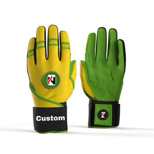 批发棒球击球手套批发击球手套皮革长袖口击球手套 - Product Image 4