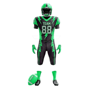 Uniforme de Fútbol Americano Deportivo Premium Cómodo, MOQ Bajo, Logotipo Personalizado, Ligero, Transpirable, Conjunto de Ropa Deportiva Resistente para Equipos - Product Image 2