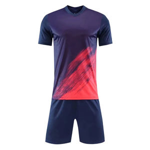 Nuevos Uniformes de Fútbol de Lujo Sublimados, Conjuntos de Manga Corta para Verano, Ropa Profesional para Equipos, 100% Poliéster, Secado Rápido y Transpirable - Product Image 4