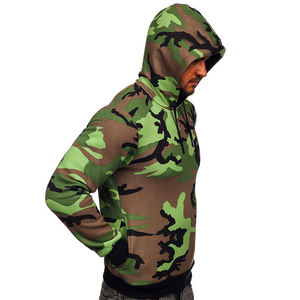 Sweat à capuche pour hommes de haute qualité Logo personnalisé Sublimation 220 GSM 100% Polyester polaire vierge Style ample tenue décontracté à capuche pour hommes - Product Image 2