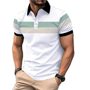 Polo de manga corta para hombre de alta calidad, logotipo personalizado, logotipo impreso personalizado, polo con solapa para hombre, Polo personalizado - Product Image 1