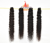 Extensions de cheveux indiens Remy 100% bruts, non traités, cuticules alignées, pour tressage, vente en gros, pas cher, Deep Wave