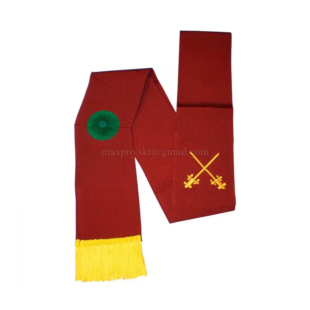 Fascia di colore cerimoniale di qualità ufficiale uniforme a fascia personalizzata per la vendita Online