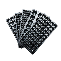 Plateaux de semis pour la germination des graines, la culture de légumes et de fleurs, 21, 32, 50, 72, 105, 128, 200 cellules, plateaux de pépinière pour jardin
